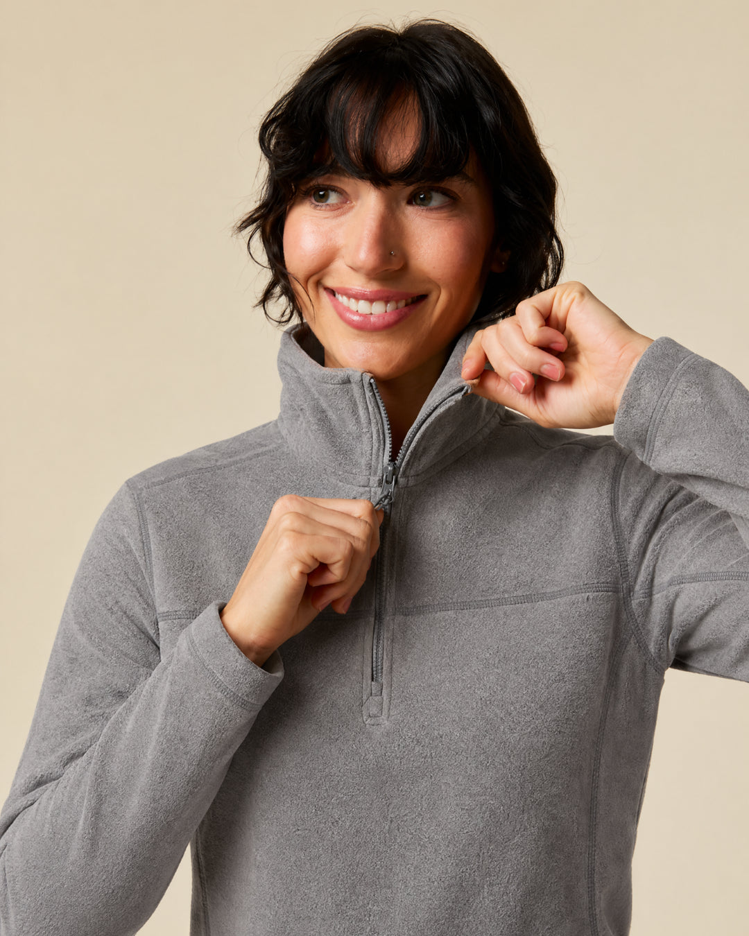 2x1 - Buzo Micropolar Medio Cierre - Unisex