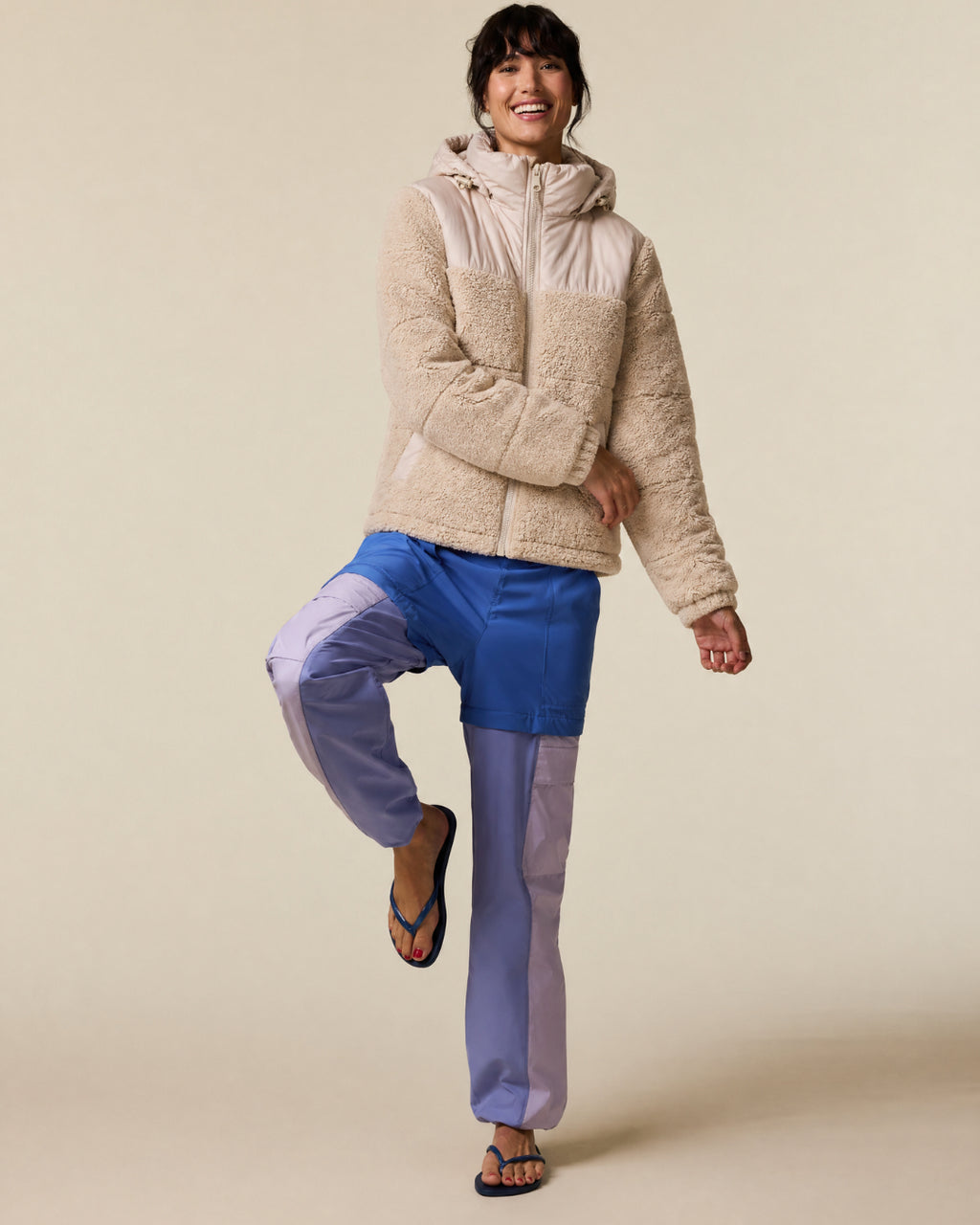 Campera Overo con Corderito - Mujer