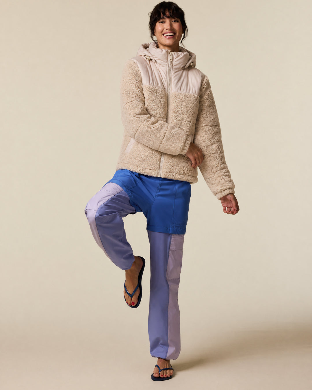 Campera Overo con Corderito - Mujer