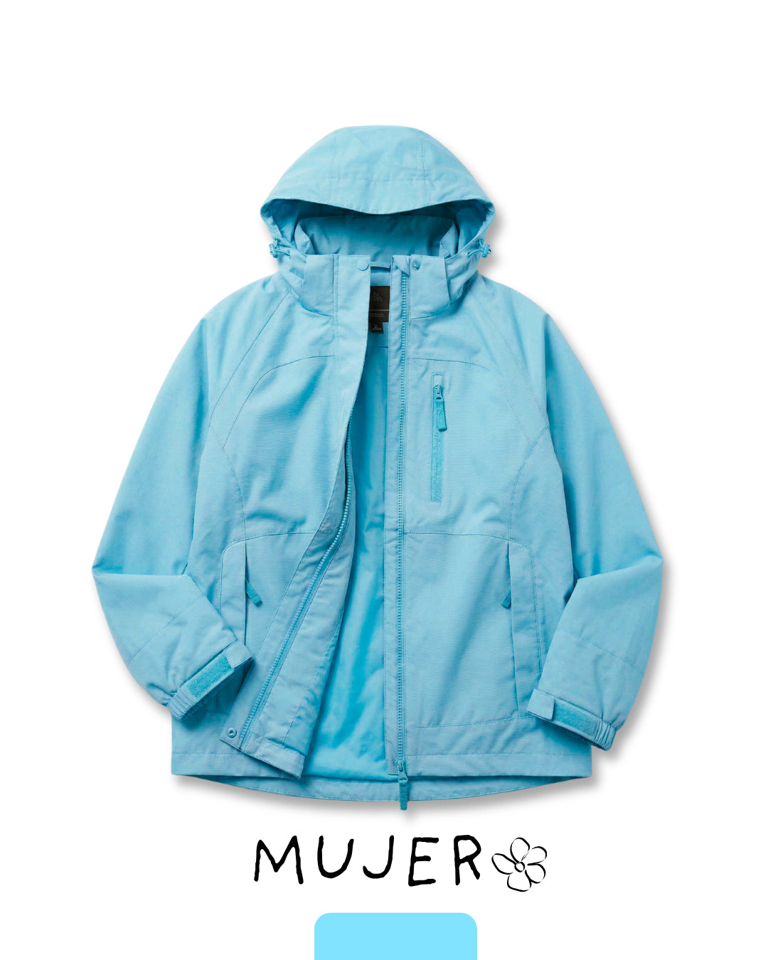 2x1 - Campera Aconcagua 3 en 1 desmontable e impermeable - Unisex