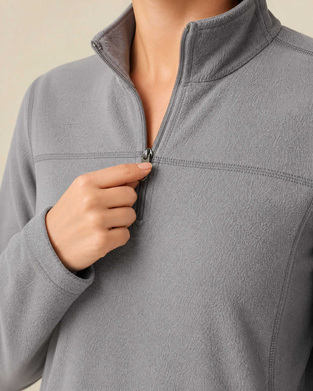 2x1 - Buzo Micropolar Medio Cierre - Unisex
