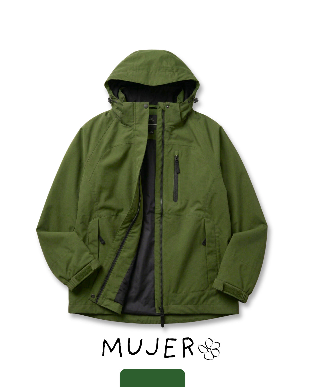 2x1 - Campera Aconcagua 3 en 1 desmontable e impermeable - Unisex