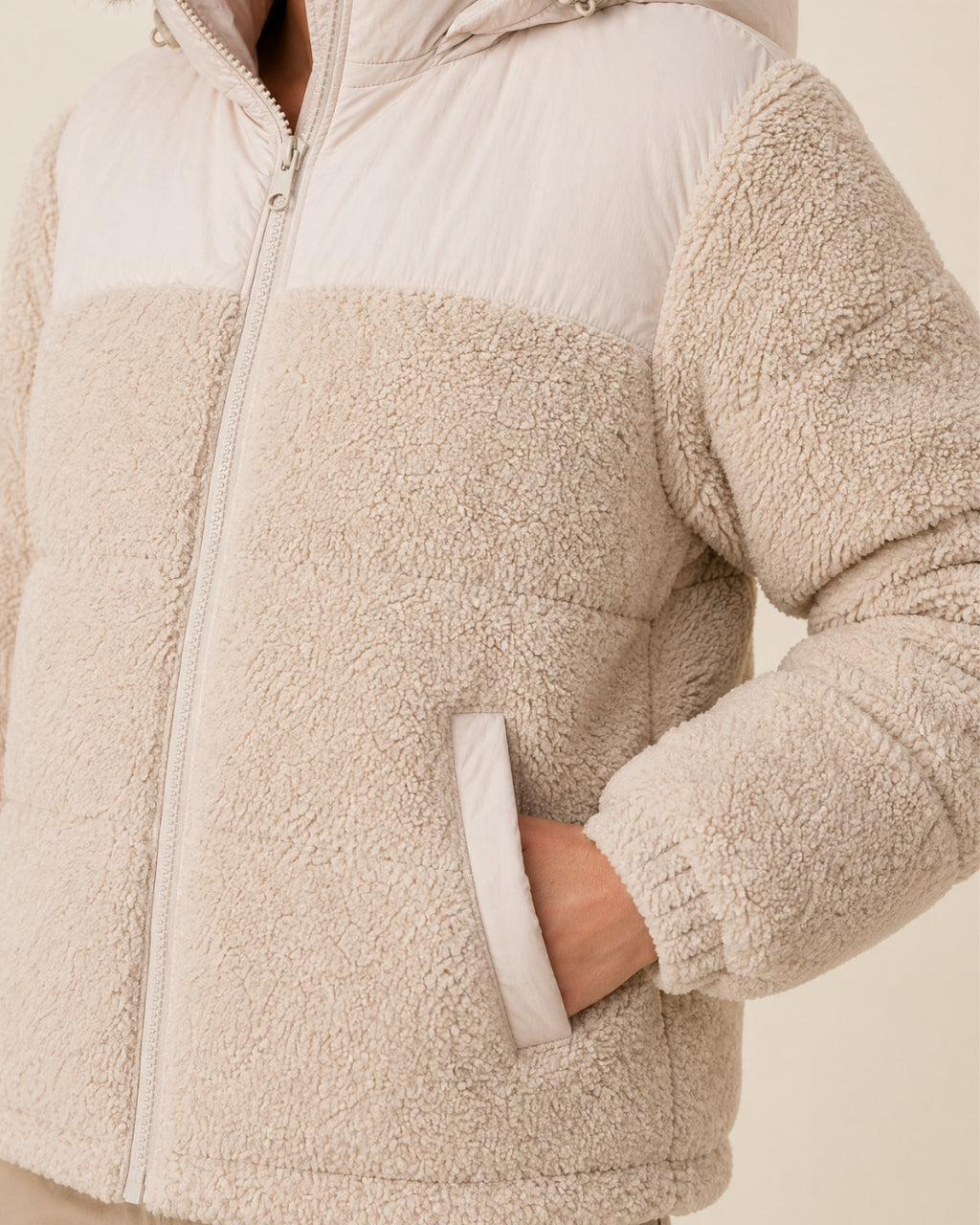 Campera Overo con Corderito - Mujer