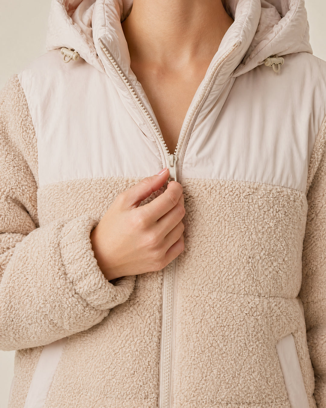 Campera Overo con Corderito - Mujer