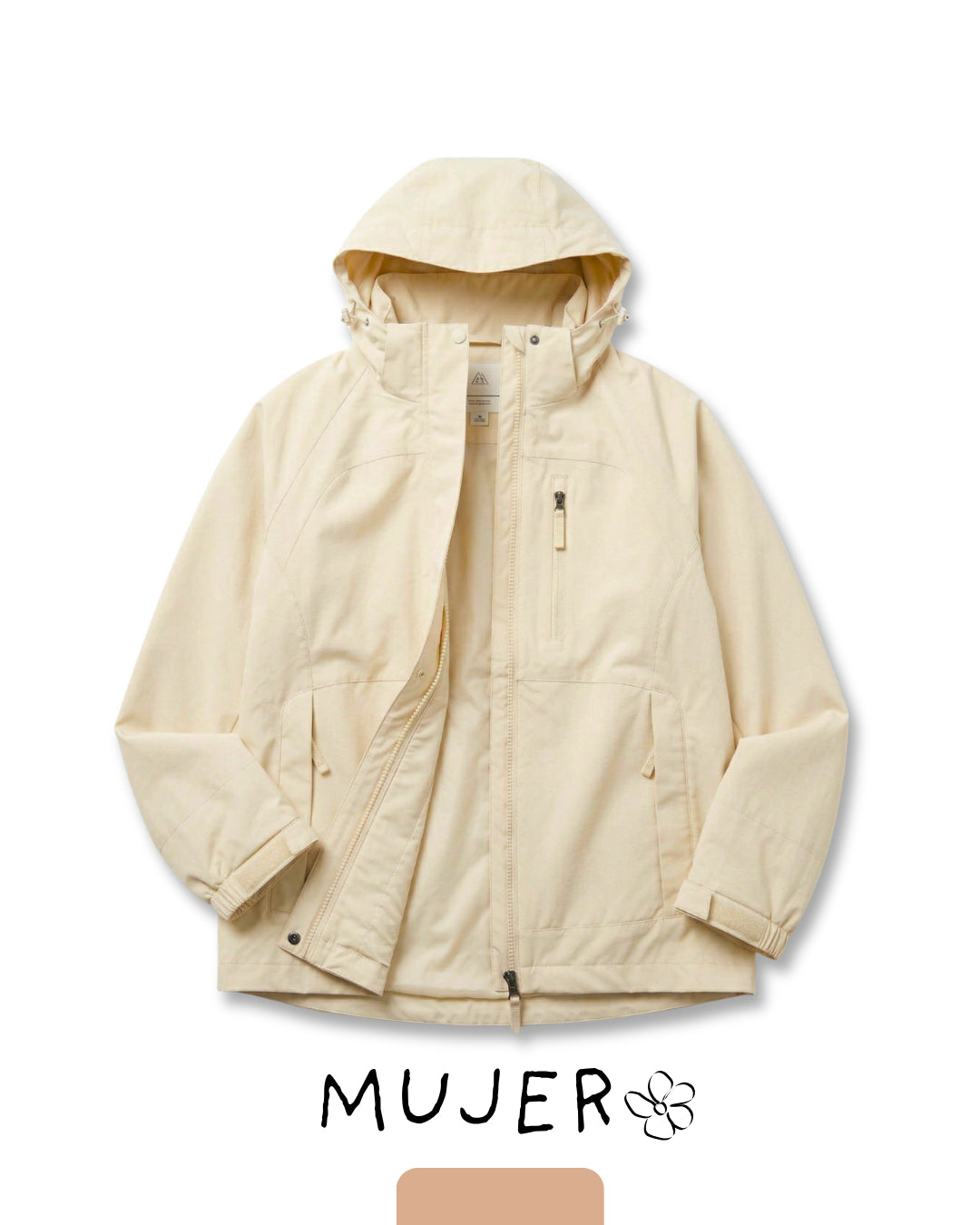 2x1 - Campera Aconcagua 3 en 1 desmontable e impermeable - Unisex